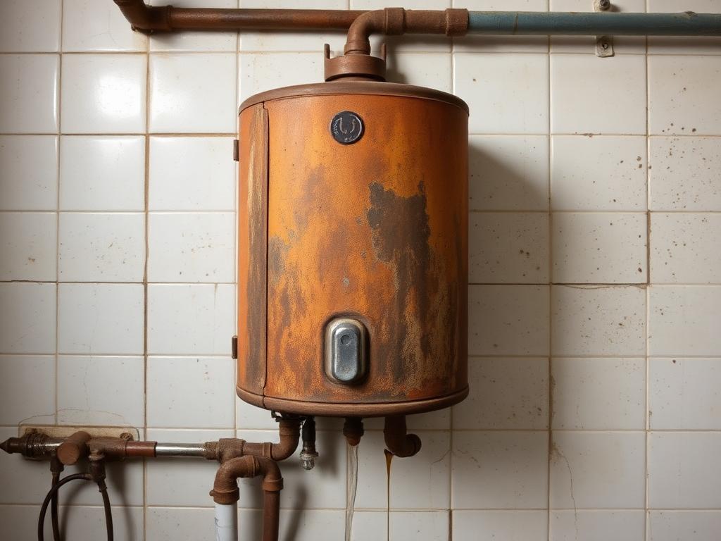 Sebelum — water heater lama